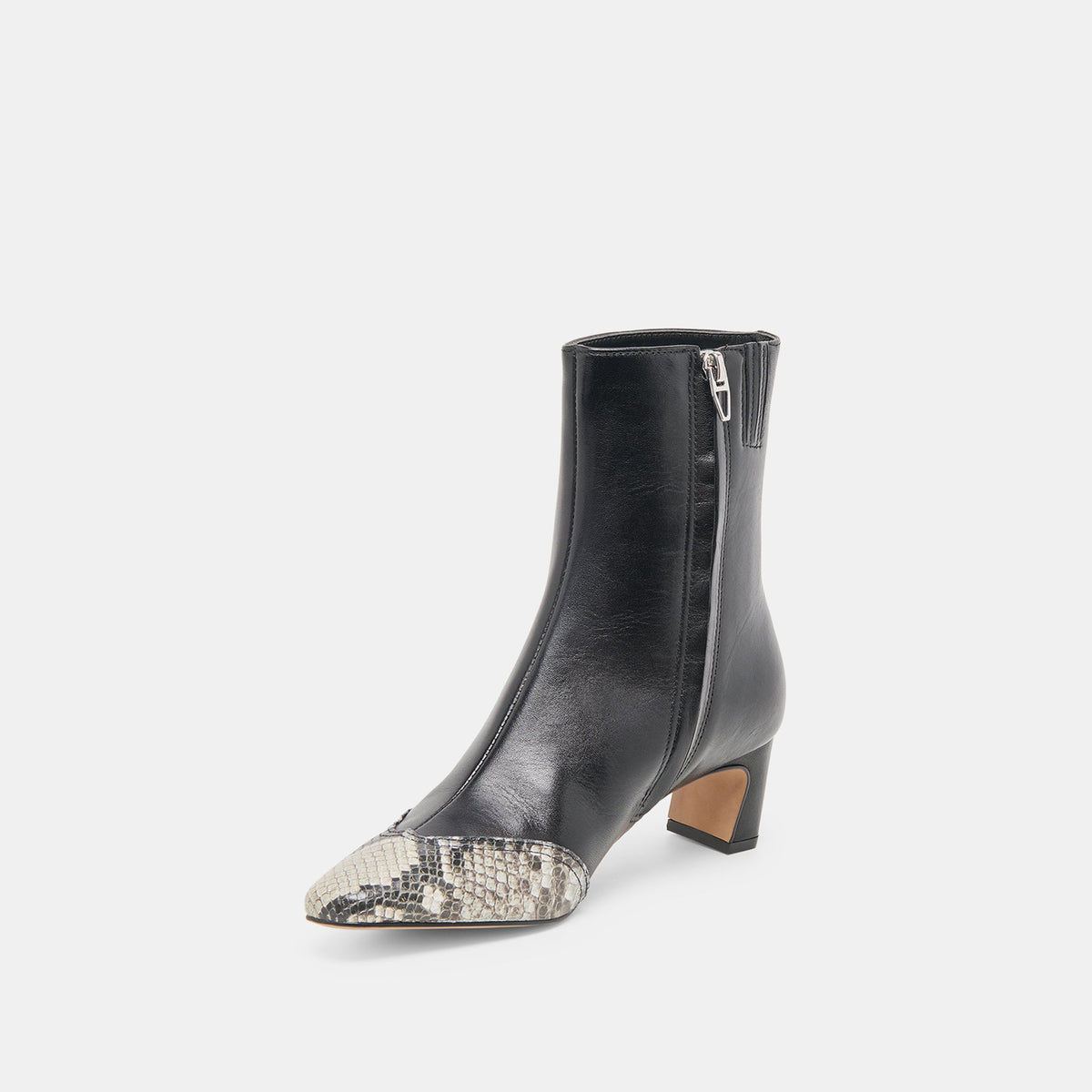 Anika Black Multi Leather Boots | Dolce Vita