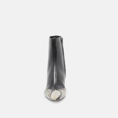 Anika Black Multi Leather Boots | Dolce Vita