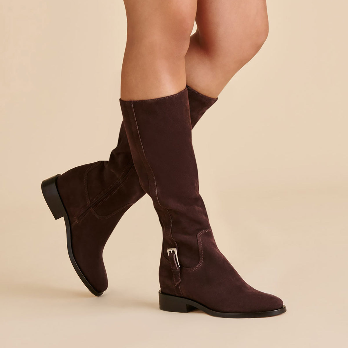Kilian H2O Waterproof Mahogany Suede Boots | Dolce Vita