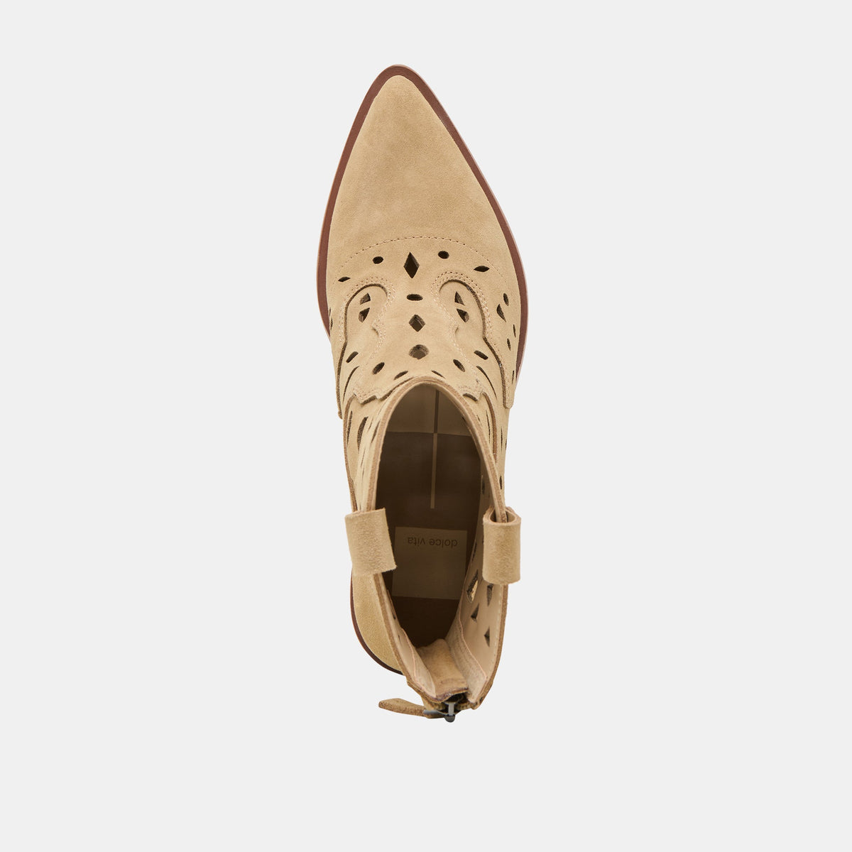 Zenobi Dk Taupe Suede Booties | Dolce Vita