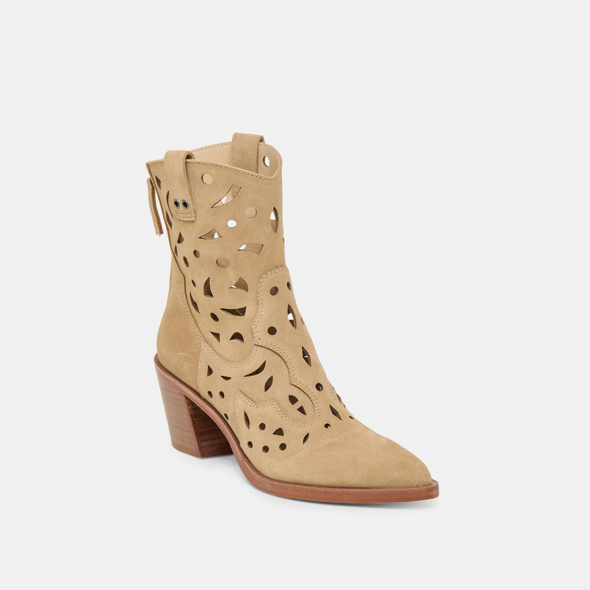 Zenobi Dk Taupe Suede Booties | Dolce Vita