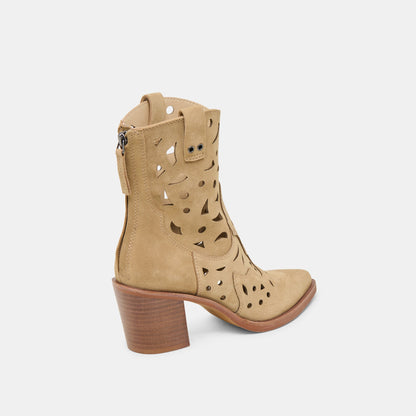Zenobi Dk Taupe Suede Booties | Dolce Vita