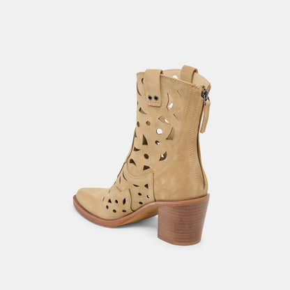 Zenobi Dk Taupe Suede Booties | Dolce Vita