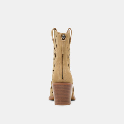Zenobi Dk Taupe Suede Booties | Dolce Vita