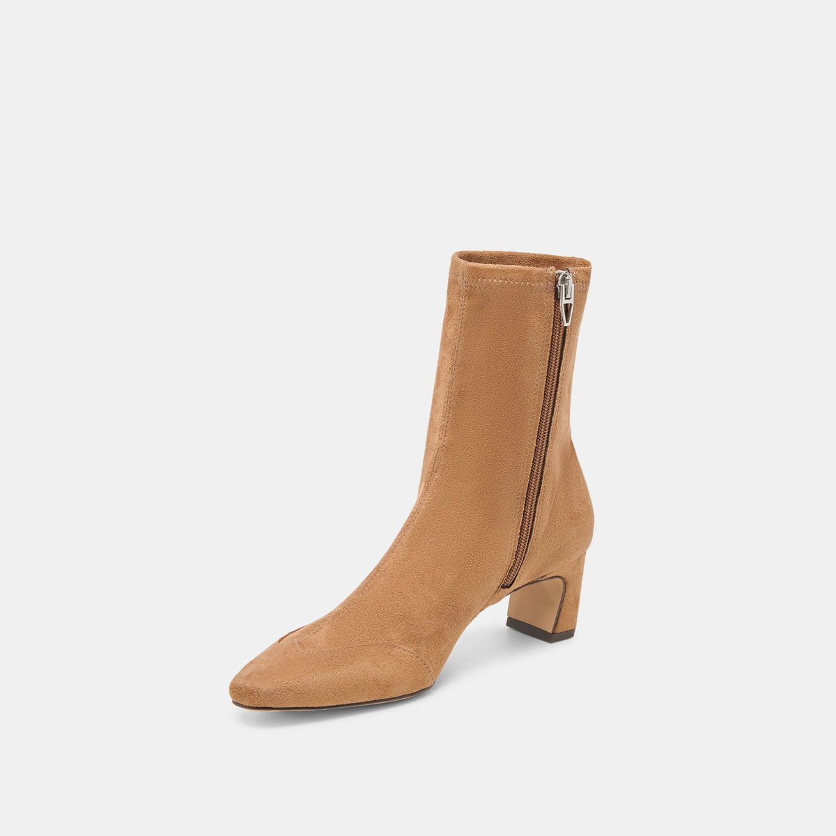 Anika Lt Brown Stella Suede Boots | Dolce Vita