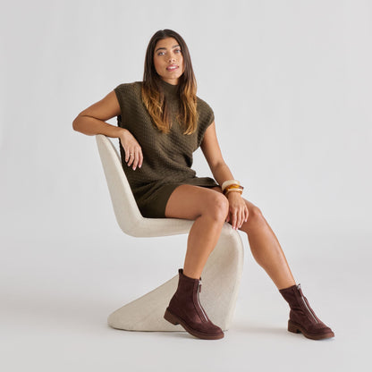 Shante Mahogany Stella Suede Boots | Dolce Vita