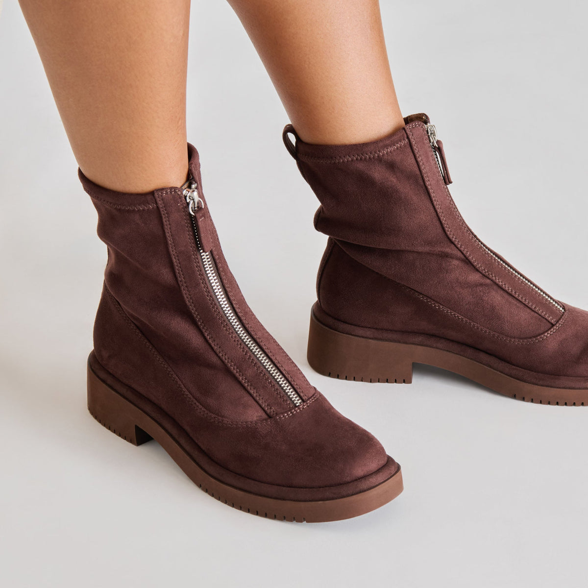 Shante Mahogany Stella Suede Boots | Dolce Vita
