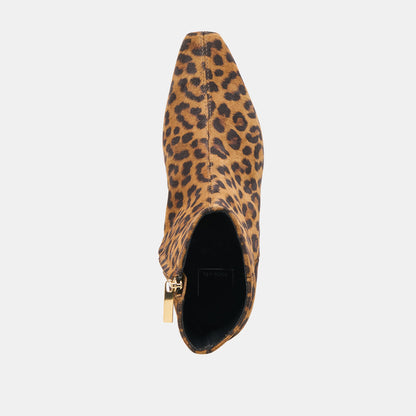 Joanie Leopard Printed Suede Booties | Dolce Vita