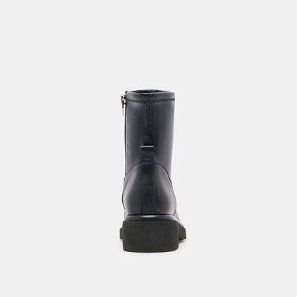 Simaya H2O Wide Black Leather Boots | Dolce Vita