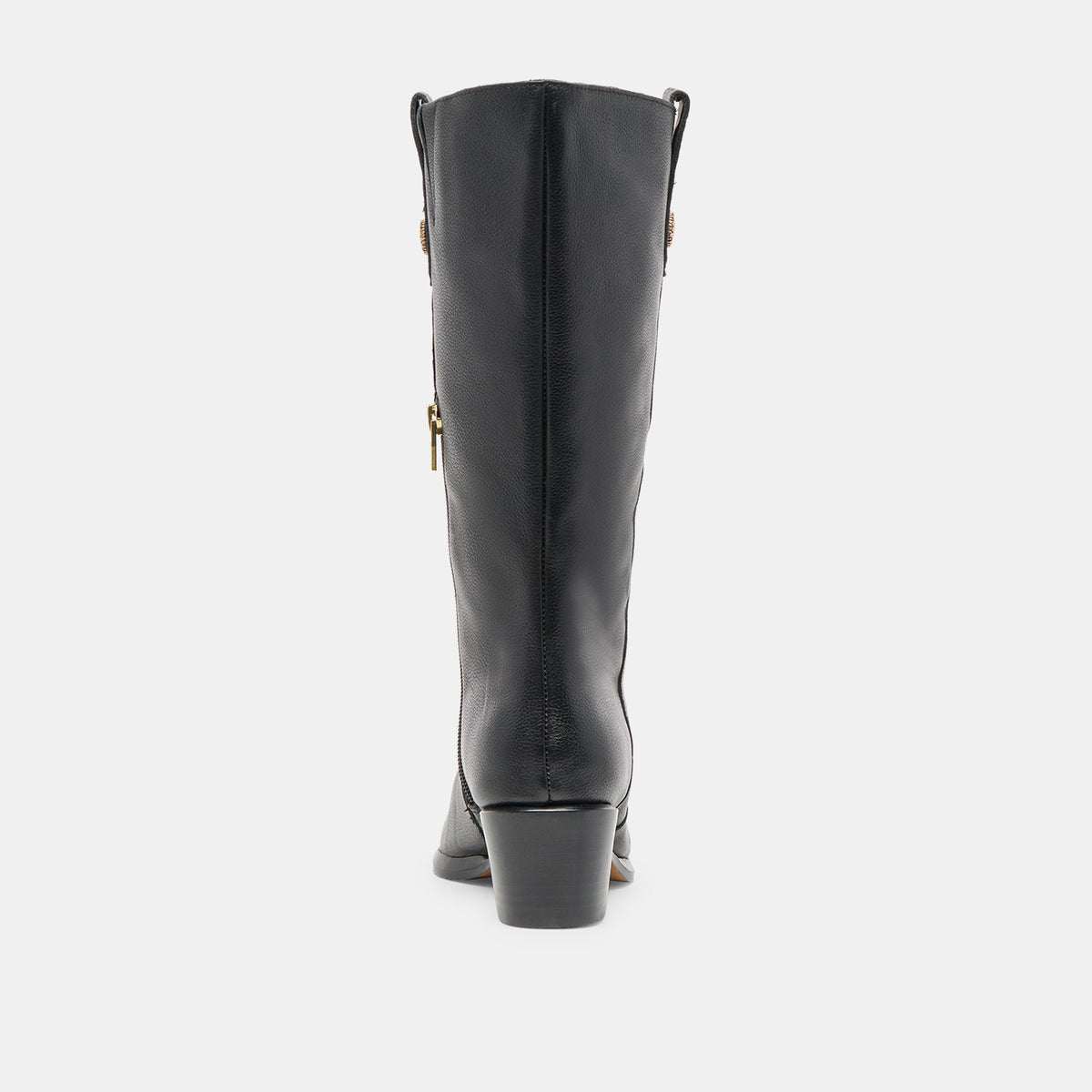Vern Black Leather Wide Calf Boots | Dolce Vita
