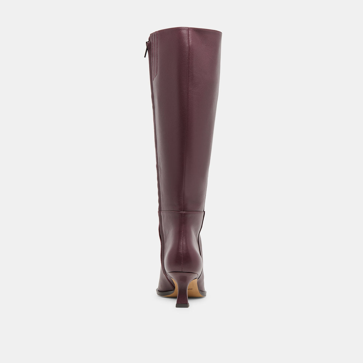 Auggie Wine Leather Boots | Dolce Vita