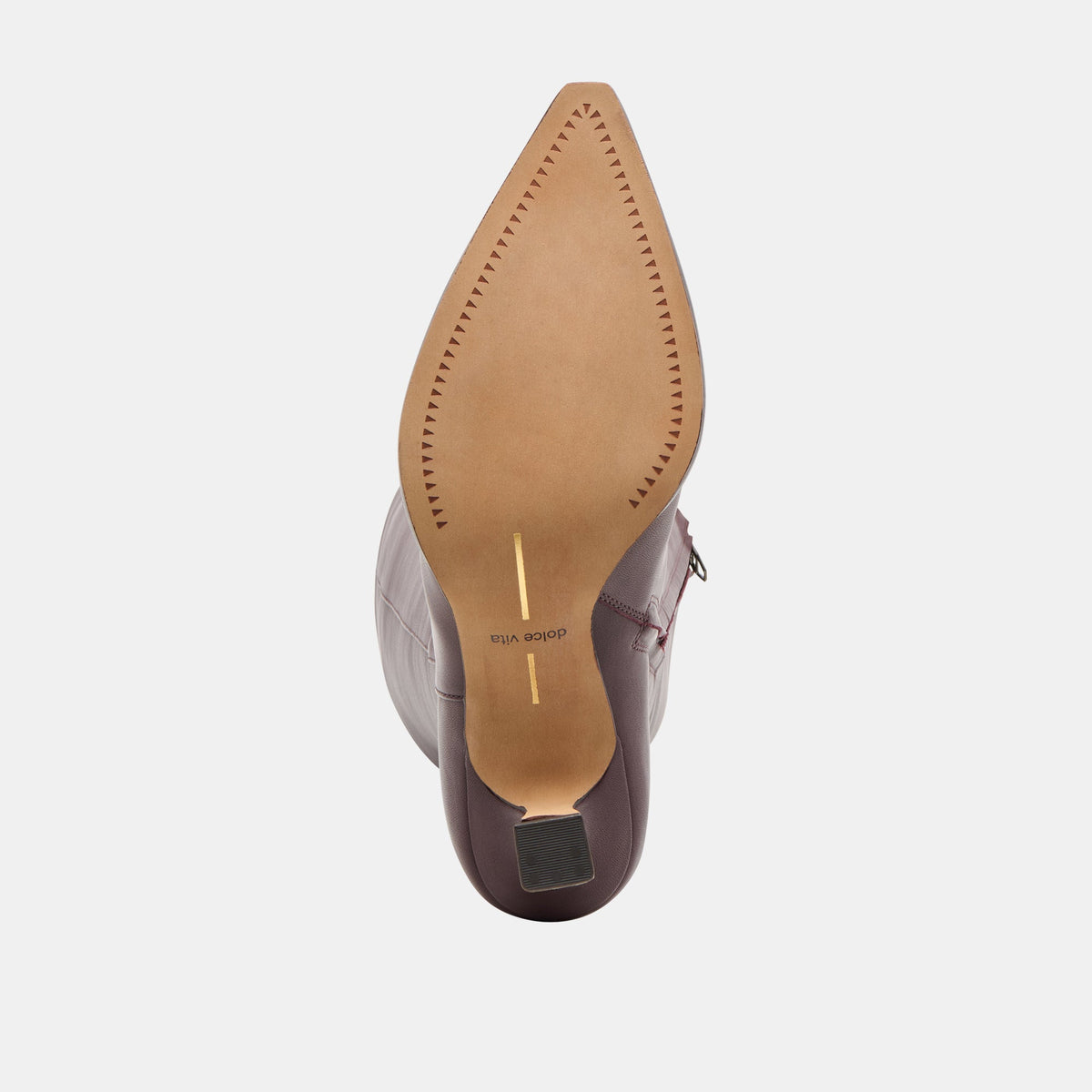 Auggie Wine Leather Boots | Dolce Vita