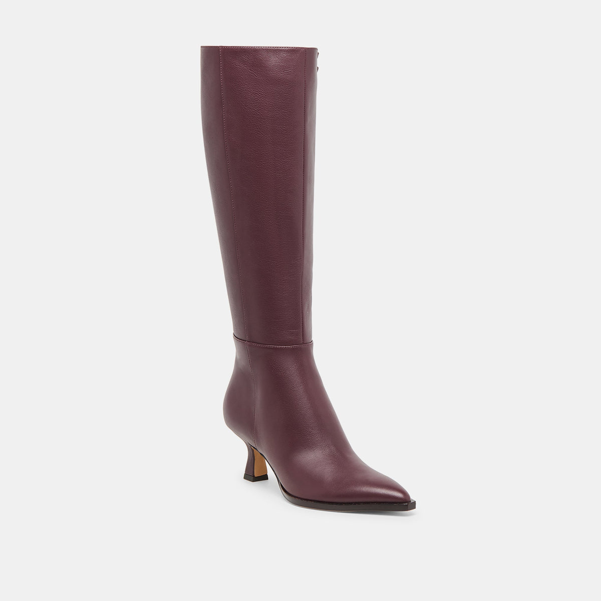 Auggie Wine Leather Boots | Dolce Vita