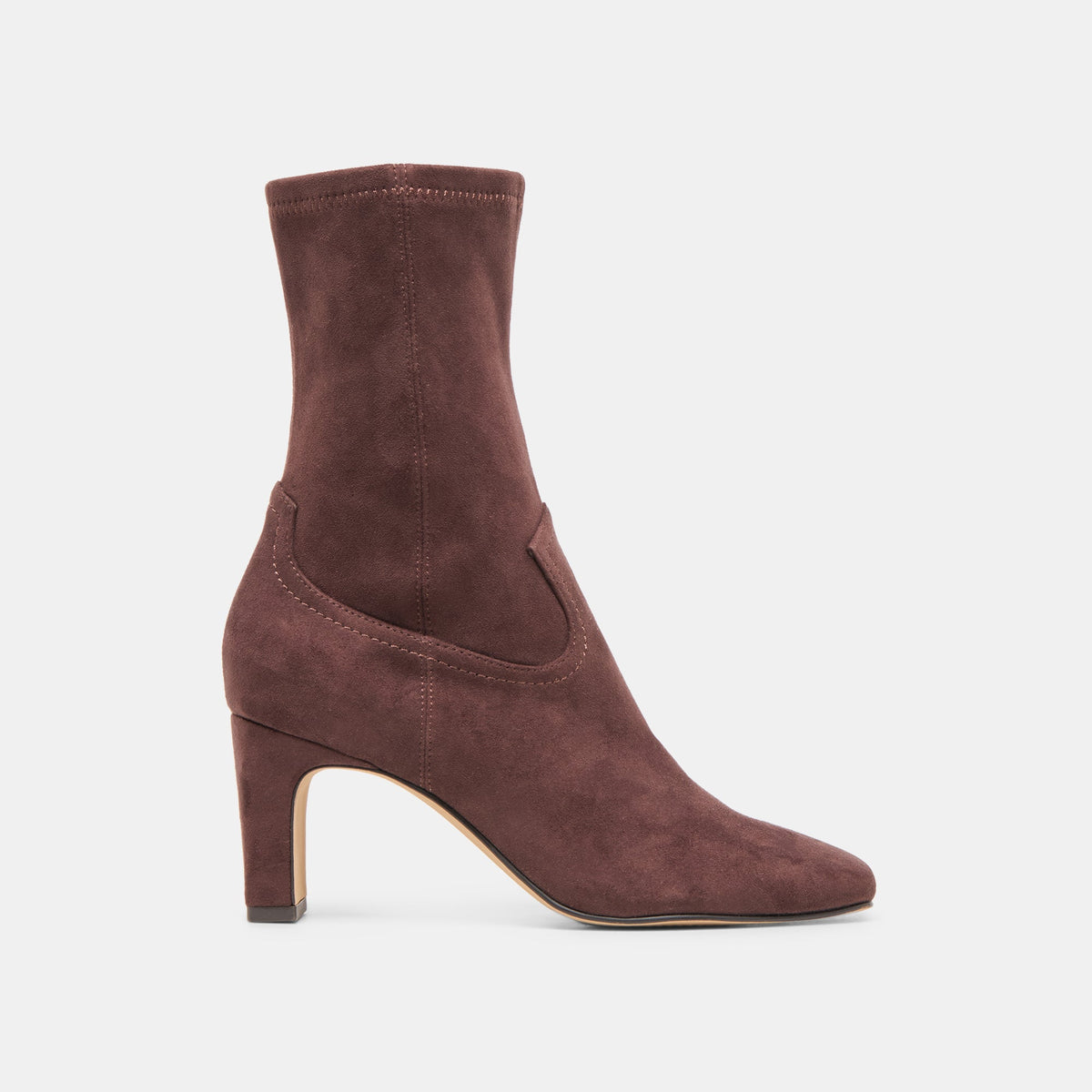 Roan Mahogany Stella Suede Boots | Dolce Vita