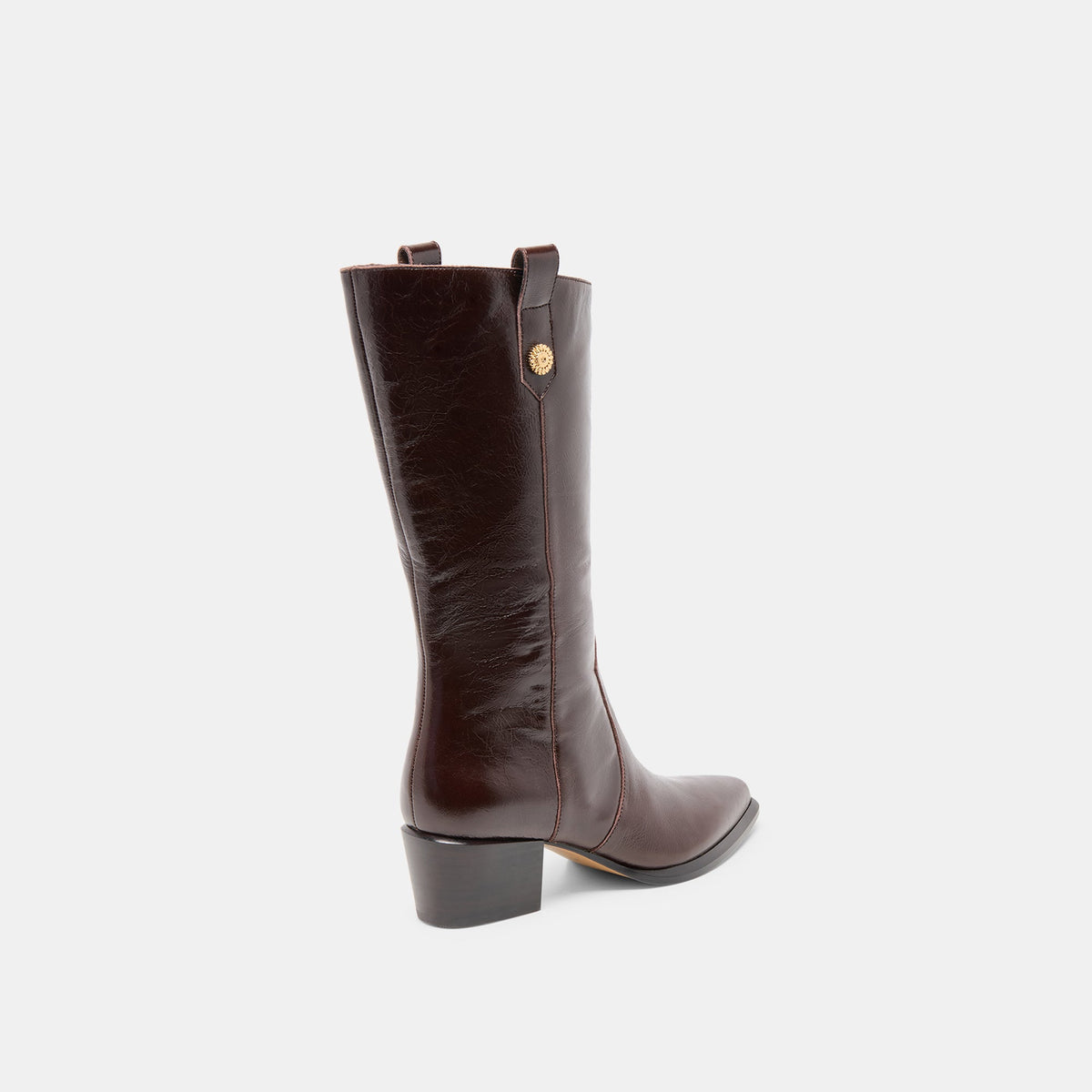 Vern Chocolate Leather Boots | Dolce Vita