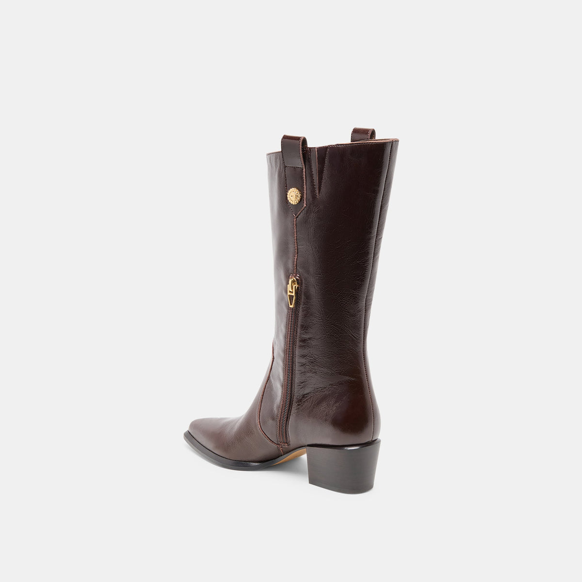 Vern Chocolate Leather Boots | Dolce Vita