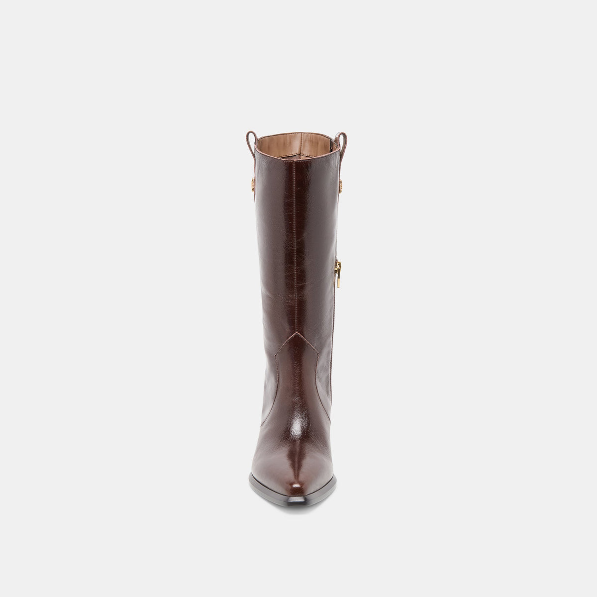 Vern Chocolate Leather Boots | Dolce Vita
