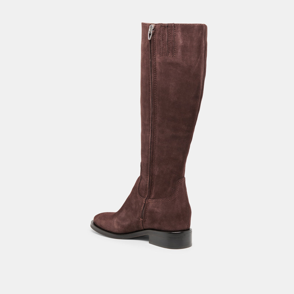 Kilian H2O Waterproof Mahogany Suede Wide Calf Boots | Dolce Vita
