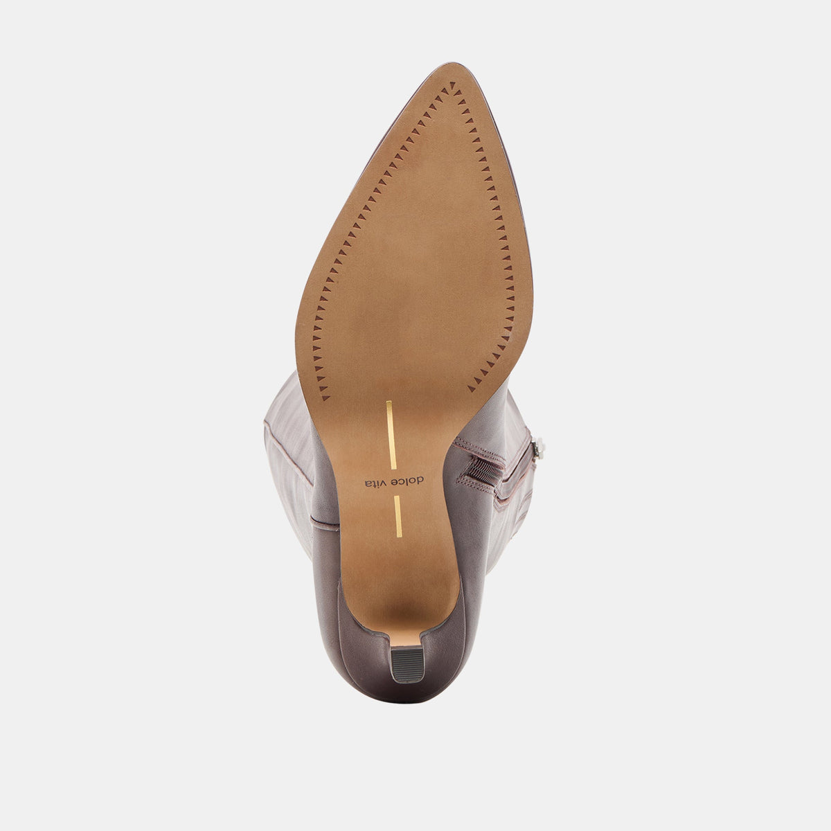 Aldy Mulberry Leather Wide Calf Boots | Dolce Vita