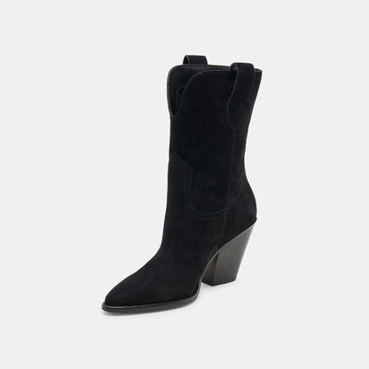 JESSEY BOOTS ONYX SUEDE
 – Dolce Vita | Dolce Vita