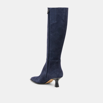 Auggie Navy Suede Boots | Dolce Vita