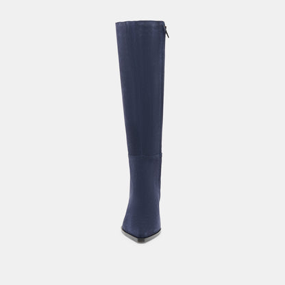 Auggie Navy Suede Boots | Dolce Vita