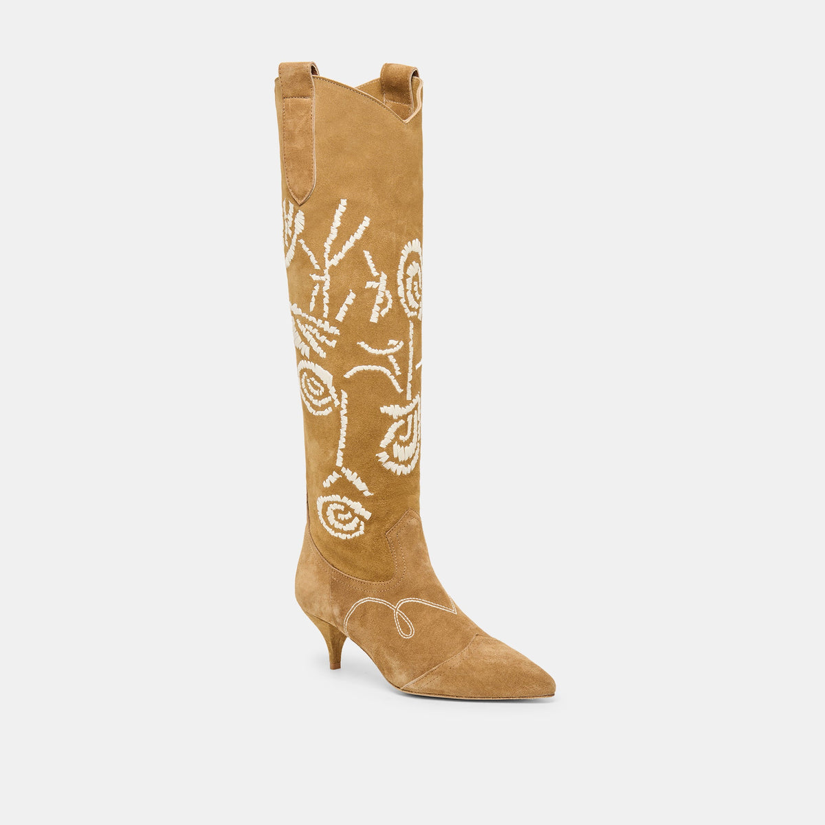 Wilde Chestnut Suede Boots | Dolce Vita