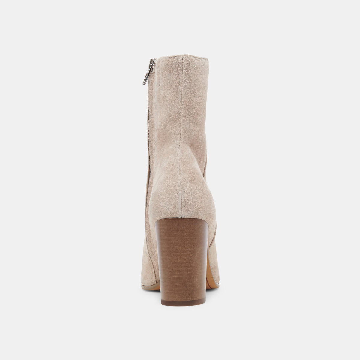 Suzy Wide Taupe Suede Booties | Dolce Vita