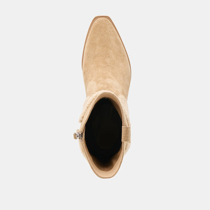 Salil Plush Dk Taupe Suede Boots | Dolce Vita