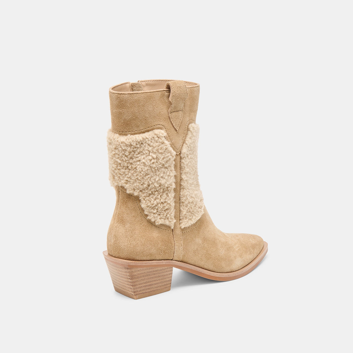 Salil Plush Dk Taupe Suede Boots | Dolce Vita