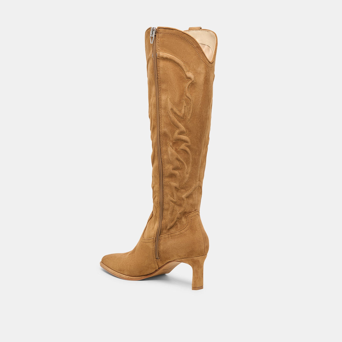 Alisa Lt Brown Suede Boots | Dolce Vita