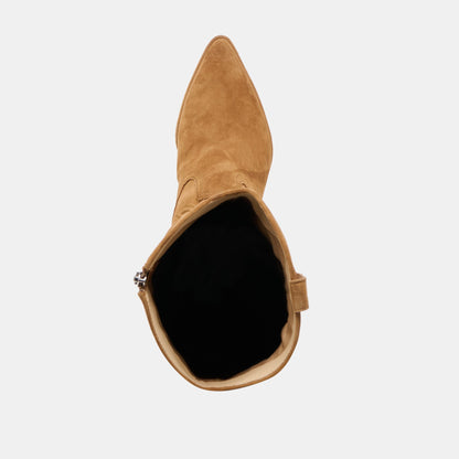 Alisa Lt Brown Suede Boots | Dolce Vita