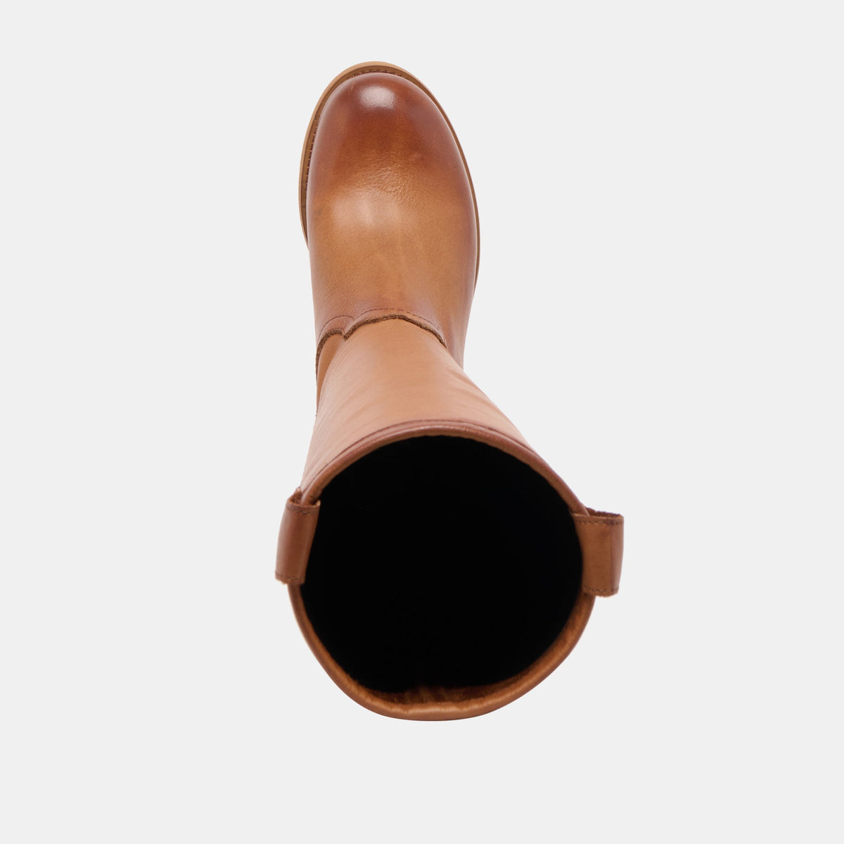 Ramzy Cognac Leather Boots | Dolce Vita