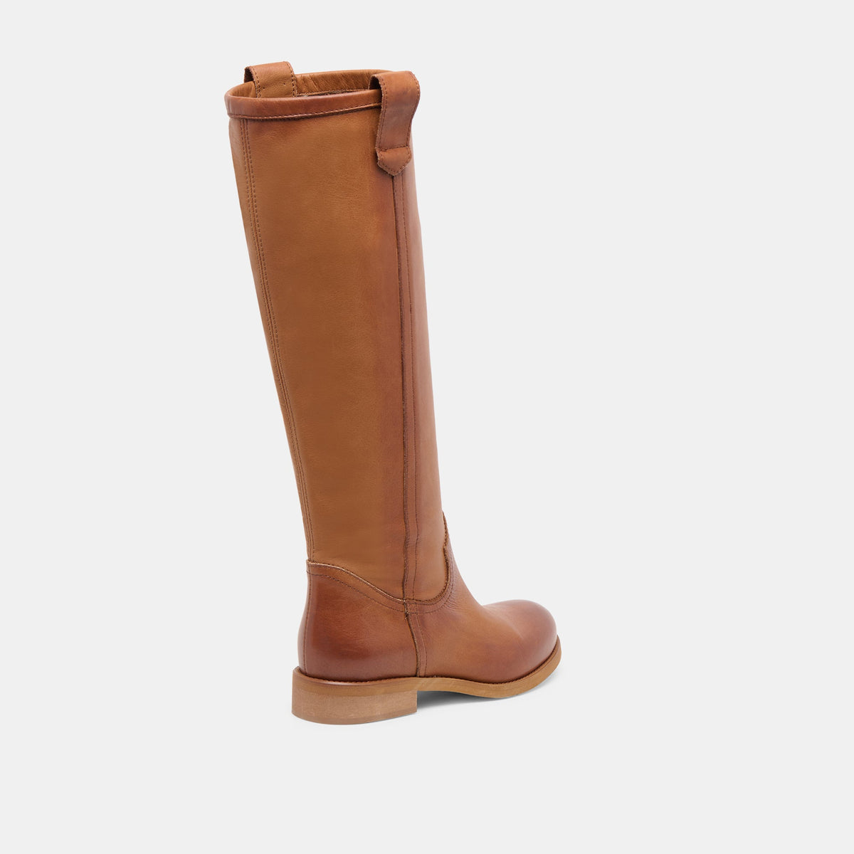Ramzy Cognac Leather Boots | Dolce Vita