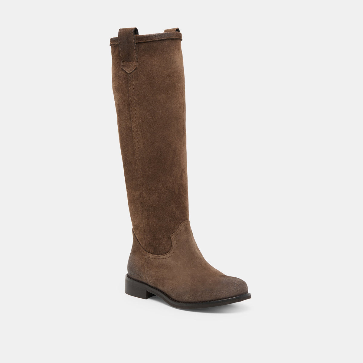 Ramzy Chocolate Suede Boots | Dolce Vita