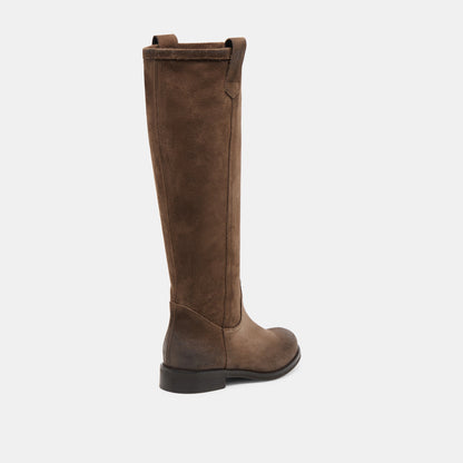Ramzy Chocolate Suede Boots | Dolce Vita