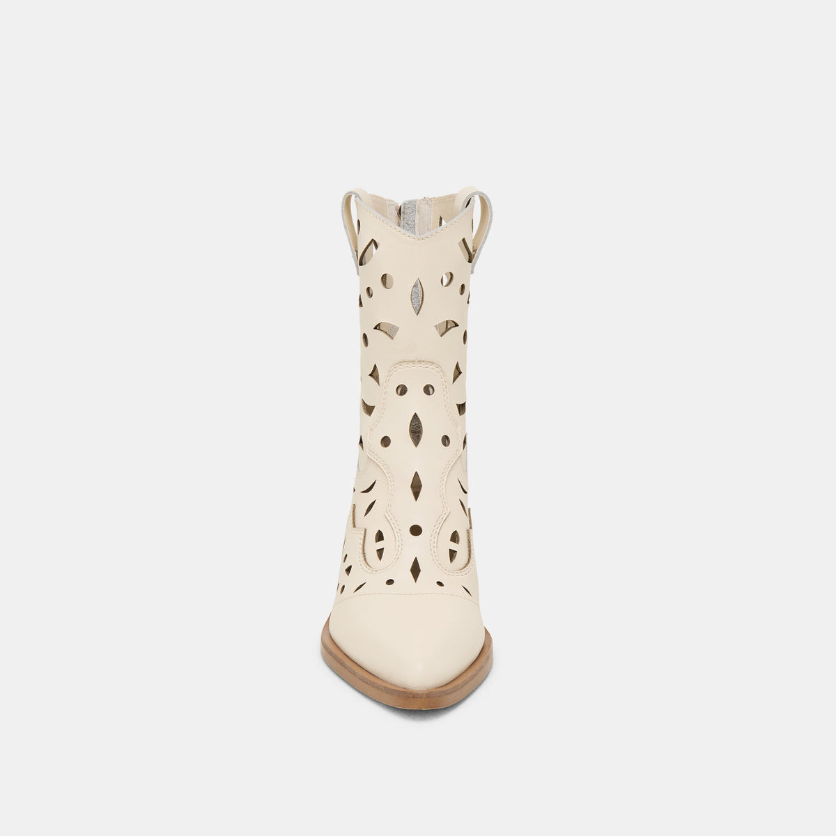 Zenobi Off White Leather Booties | Dolce Vita