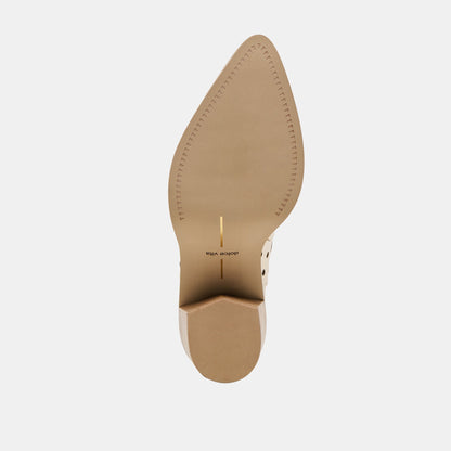 Zenobi Off White Leather Booties | Dolce Vita