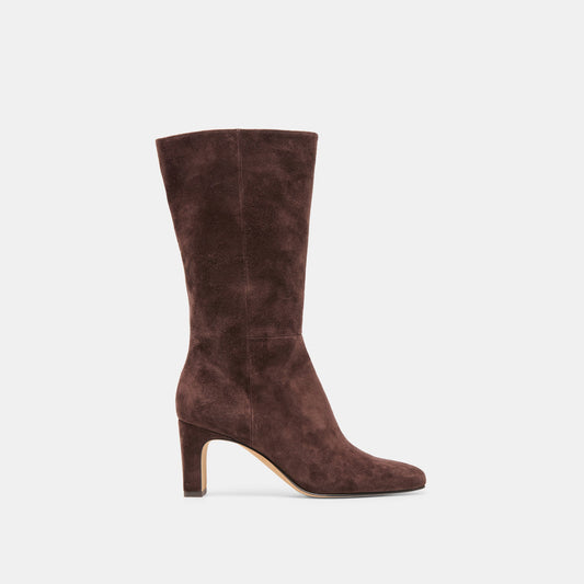 Riggs Mahogany Suede Boots | Dolce Vita
