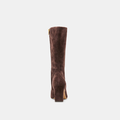 Riggs Mahogany Suede Boots | Dolce Vita
