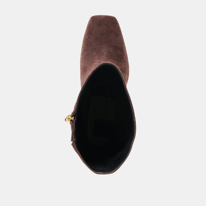 Riggs Mahogany Suede Boots | Dolce Vita