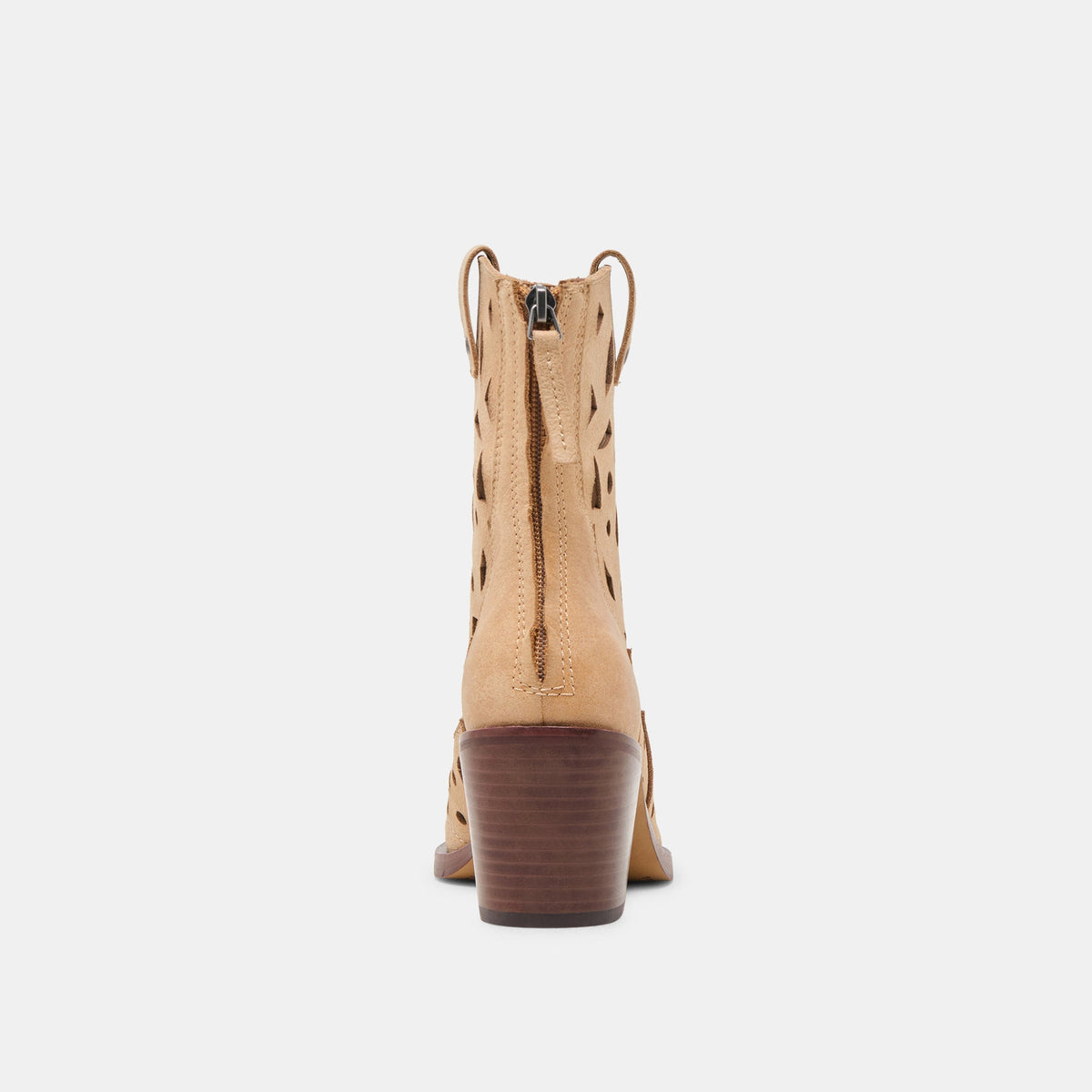 Zenobi Camel Distressed Leather Booties | Dolce Vita