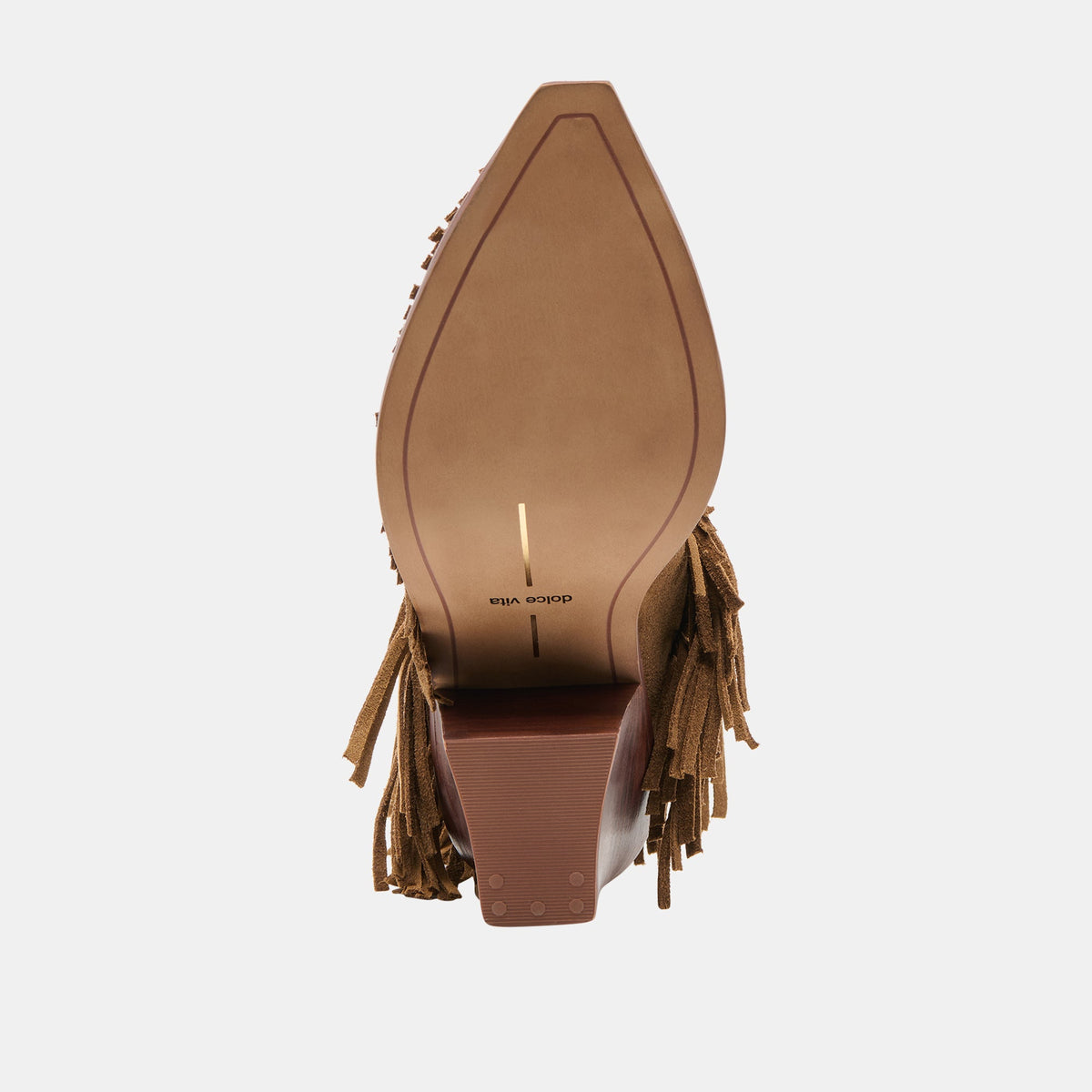 Torey Chestnut Suede Booties | Dolce Vita