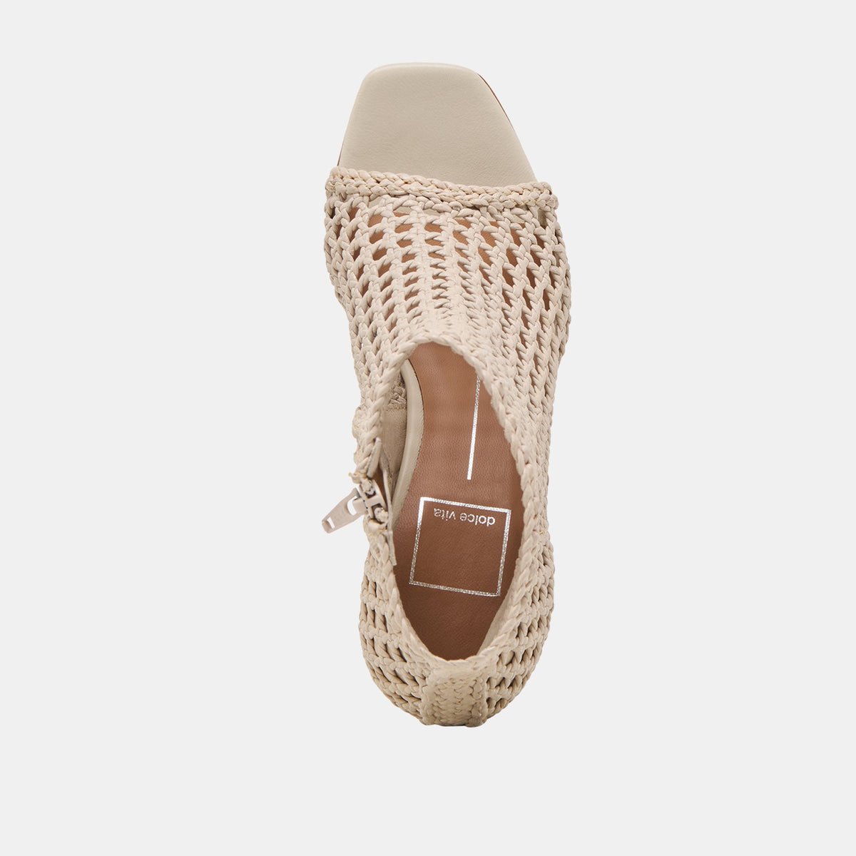 Quin Bone Woven Leather Heels | Dolce Vita