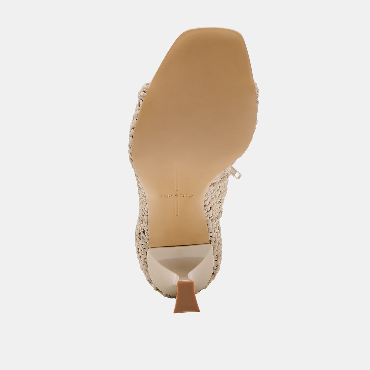 Quin Bone Woven Leather Heels | Dolce Vita