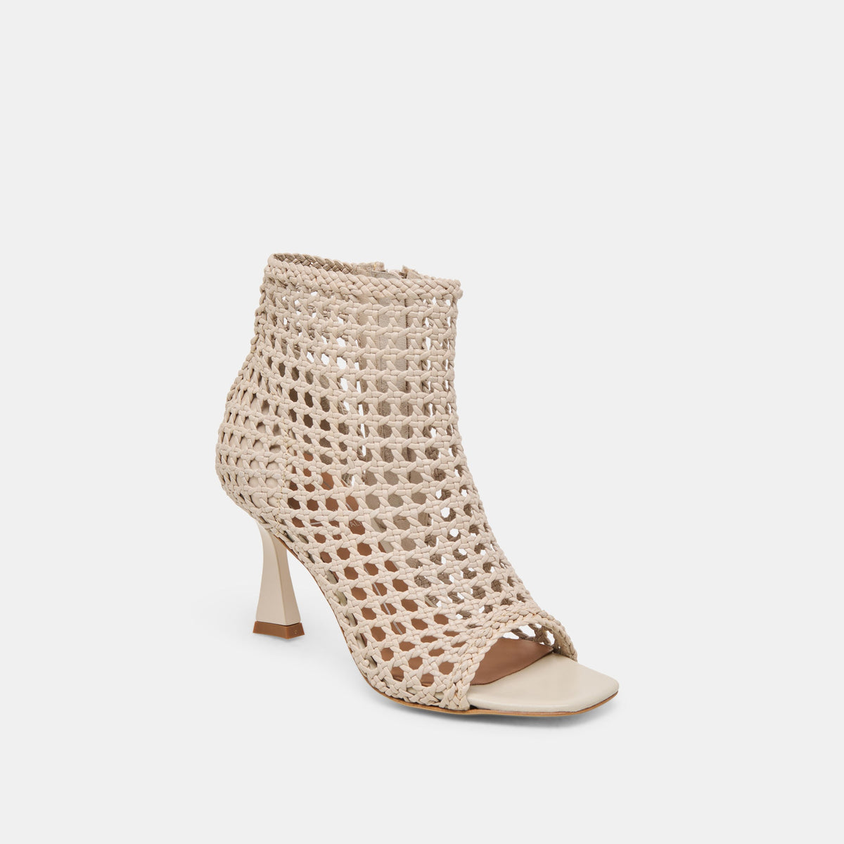 Quin Bone Woven Leather Heels | Dolce Vita