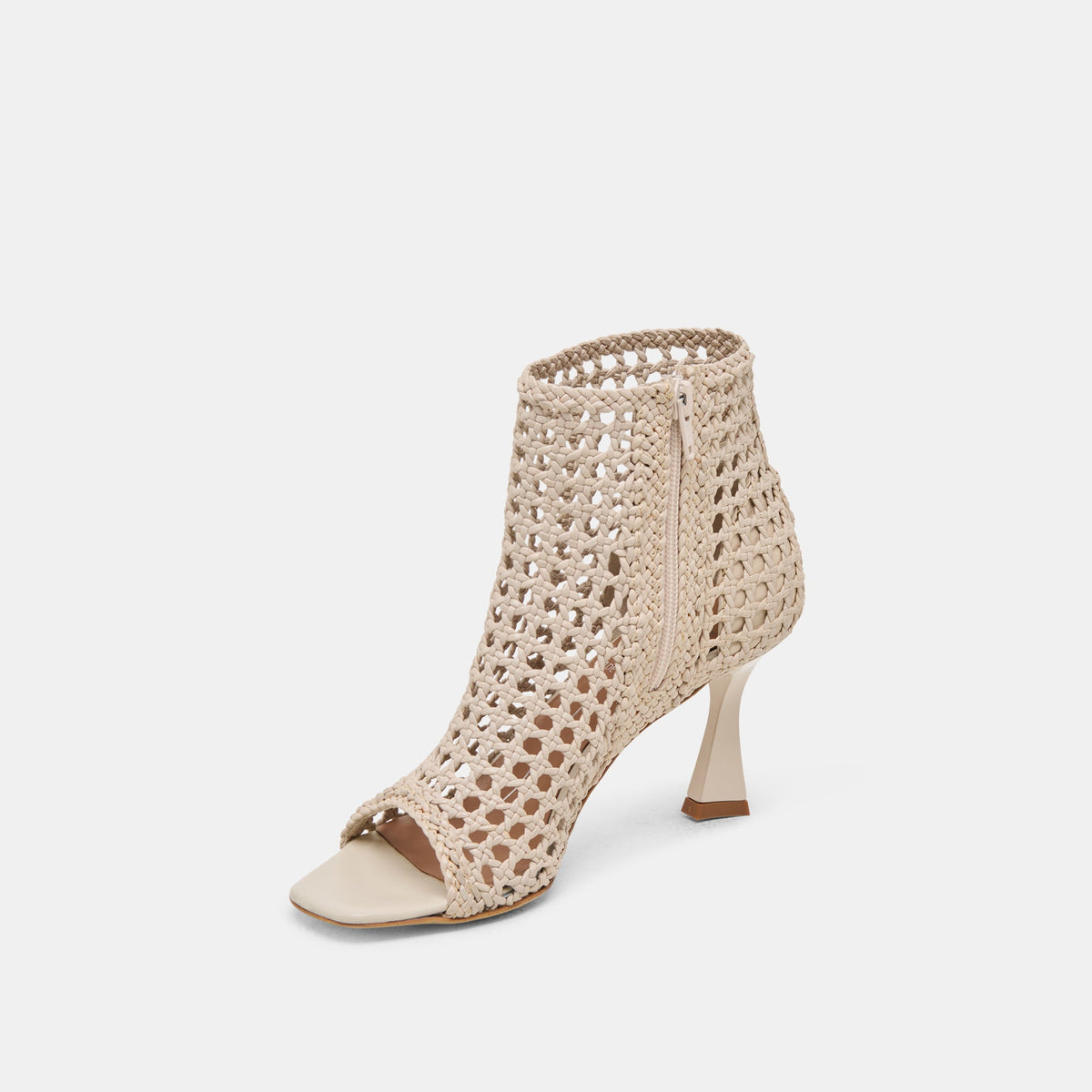Quin Bone Woven Leather Heels | Dolce Vita
