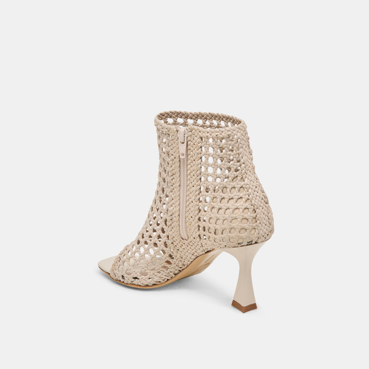 Quin Bone Woven Leather Heels | Dolce Vita