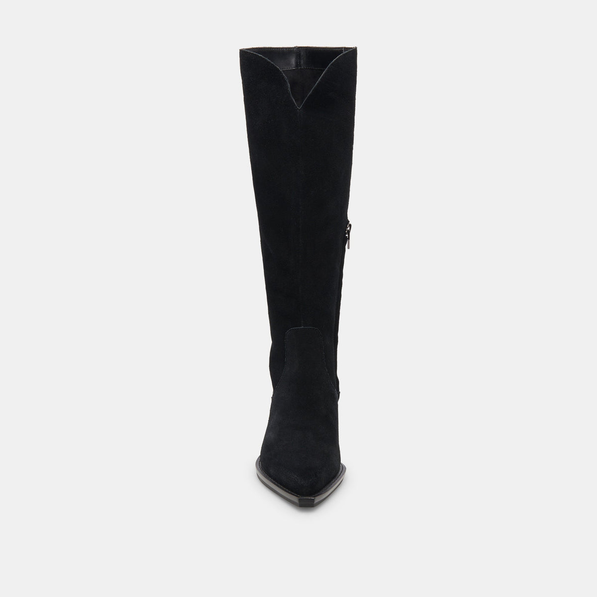 Raj Boots in Onyx Suede | Women's Onyx Suede Knee-High Boots
 – Dolce Vita | Dolce Vita
