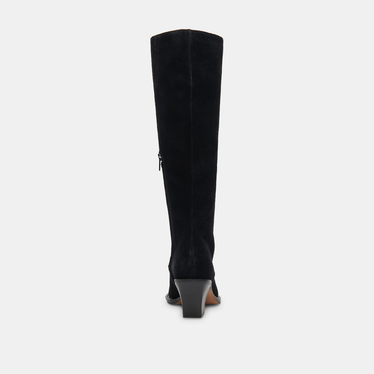 Raj Boots in Onyx Suede | Women's Onyx Suede Knee-High Boots
 – Dolce Vita | Dolce Vita